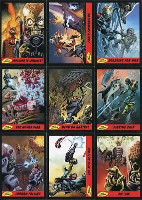 Mars Attacks Heritage Complete Guide To The New Universe Chase Card Set 1-15 • £8.49