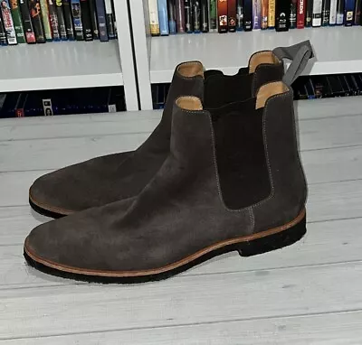 New Republic By Mark McNairy Brown Suede Chelsea Boots Men’s Size 13 • $40