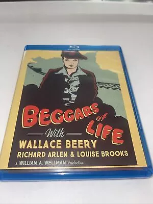 Beggars Of Life 1928 Blu-Ray Wallace Beery Richard Arlen ￼Louise Brooks • $140