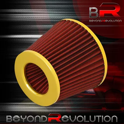 For Toyota 4  Replacement Induction Air Filter Intake Cold Short Ram Dry Gold • $16.99