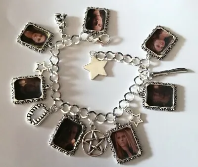 Silver Plated Charm Bracelet With Charms The Vampire Diaries The Originals Klaus • £10.99
