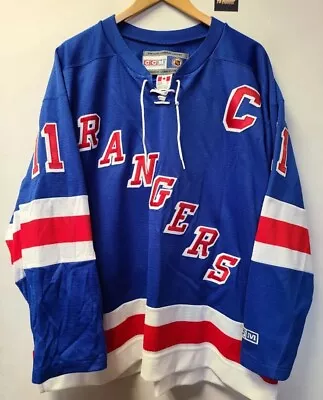 Vintage CCM NHL New York Rangers Mark Messier Hockey Jersey • $200