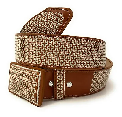 Cinto Charro Bordado Pitiado Style. Mens Western Belt. Vaquero Leather Belt • $42.99