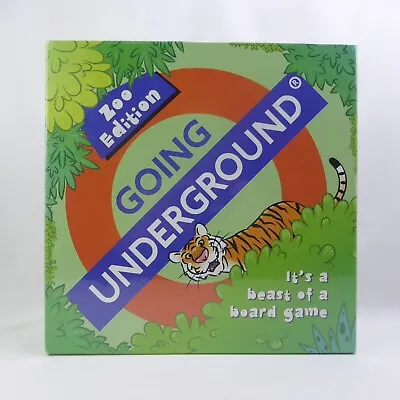 Going Underground Family Board Game Zoo Edition Animal London Zoo Underground • £15.50