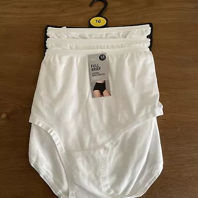 New Marks And Spencer Full Briefs 16 • £4.99