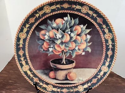 “ Oranges “ Formalities By Baum Bros Mediterranean Collection 8” Plate • $15