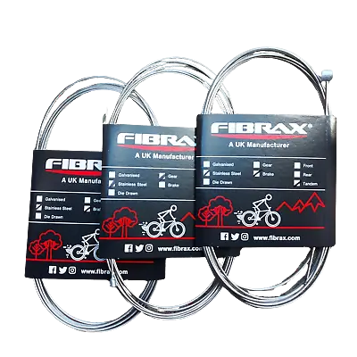 CABLE Tandem Stainless Steel Gear Or Brake Cable Inner Wire Bicycle Bike 3050mm • £5.99