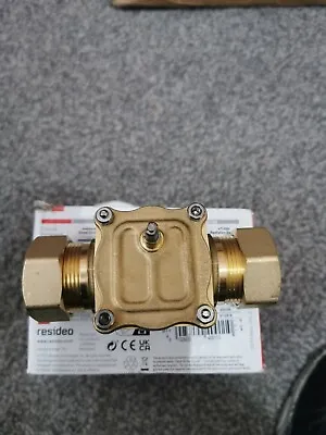 Genuine ! Honeywell 2 Port Motorised 28mm Zone / Diverter Valve Body V4043h1106 • £39.98