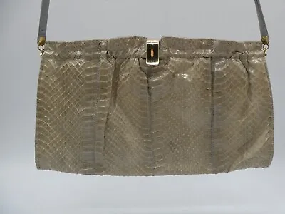 £10 • Buy Quality Branded Jane Shilton Leather & Snakeskin Evening Purse / Handbag