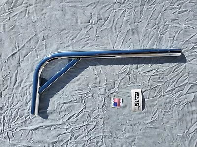 NEW 7/8  4130 Layback Chrome Seat Post Square Brace BMX CW Al's Rapid Transit SM • $94.99