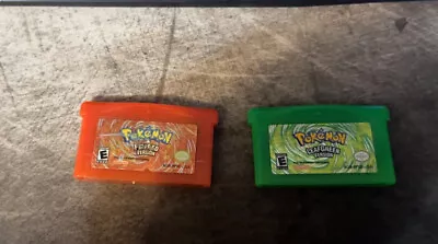 $200 • Buy Pokemon Fire Red & Leaf Green Gameboy *Authentic, Cartridges Only, Tested*