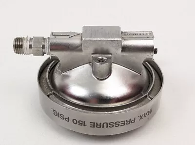Millipore 50155 Sandwich Filter Housing Assembly W/ Fittings ~ 150 PSI Max • $39.95
