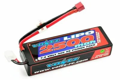 Voltz 2500Mah 2S 7.4V 40C Hardcase Lipo Battery Stick Pack VZ0304 • £17.99