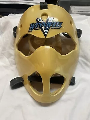 1960's Winnwell Goalie Mask- Model 29- Vintage Rare Opened- Black Straps • $350