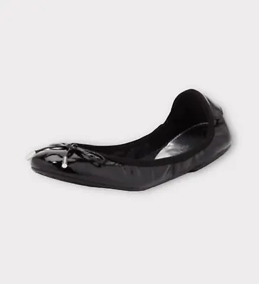 Michael Kors Women’s Flats Size 8 MK City Ballet Slip On Black NWT Balletcore • $52.99