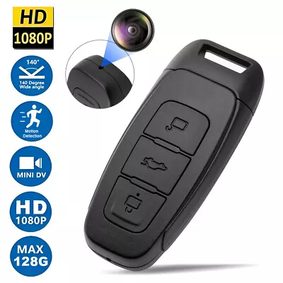 1080P Mini Car Key Keychain Camera DVR Motion Detection Video Recorder Portable • $29.36