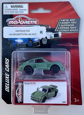 2023 Majorette Porsche 934 RSR Deluxe 1/64 Diecast Car Green NEW • $5.50