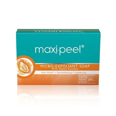 Maxi-Peel Micro-exfoliant Soap With Papaya Enzymes 125g By Splash Corporation • $9.99