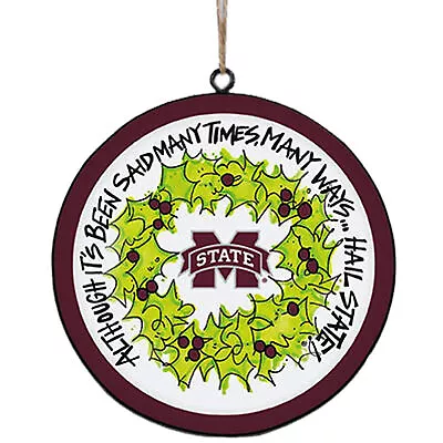 Mississippi State Bulldogs Metal Ornament • $18.99