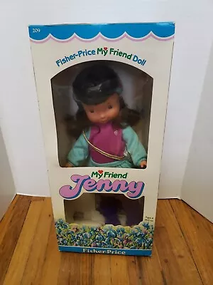 1984 Fisher-Price My Friend  Jenny  Doll Black Hair / Brown Eyes • $45