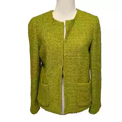 J. Crew Astrid Boucle Blazer Women's Size 6 Pistachio Green Wool Career Jacket • $49.95