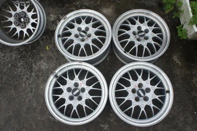 $945.13 • Buy JDM BBS Mesh Forged 16  Wheels Rims 100x5 For Gc8 St205 Gf8 Impreza Legacy Sti
