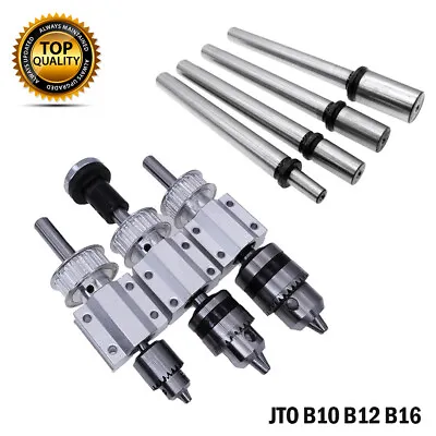Drill Chuck Set No Power Spindle Assembly Small Lathe Accessories JTO B10 B12 • £8.49