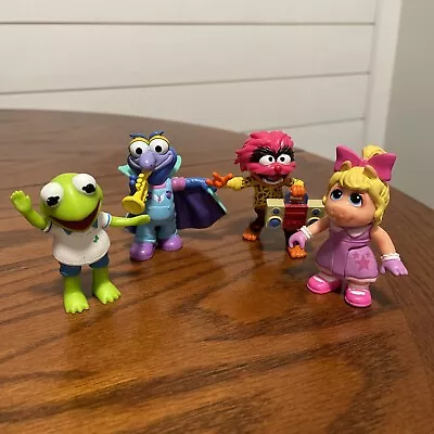 Muppets Jim Henson Disney PVC Toy Lot Of 4 Animal Kermit Piggy Gonzo • $11.99