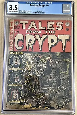 Tales From The Crypt 30 CGC 3.5 1952. Classic Jack Davis Cover! 2000768005 • $500