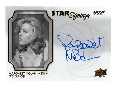 Margaret Nolan As Dink 2020 James Bond 007 Villains & Henchmen Auto *goldfinger* • $25.63