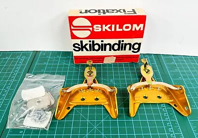 Skilom 75mm 3012 Nordic Norm 3 Pin Cross Country Ski Bindings W Hardware NEW VTG • $29.98