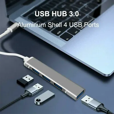 $9.89 • Buy 4 Ports USB C HUB 3.0 Type-C Splitter OTG Adapter For PC Laptop Macbook Charger
