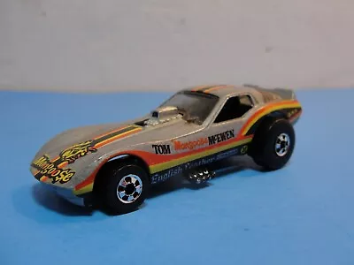 Hot Wheels 1977 Tom McEwen  Mongoose  Corvette C3 Funny Car Dragster Hong Kong • $75.96