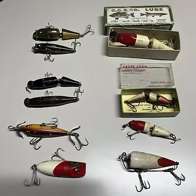 Antique Vintage Fishing Lures Lot Used • $125