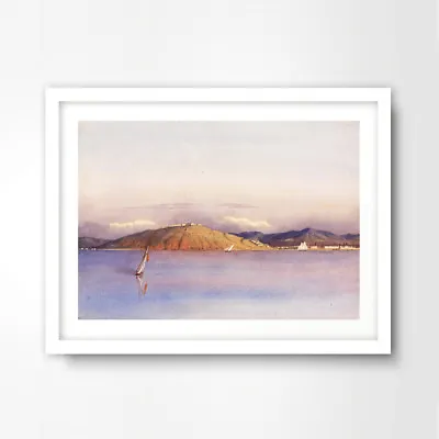 SEASCAPE OCEAN PAINTING SEASIDE NAUTICAL ART PRINT Poster Decor Wall Picture • £14.99
