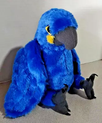 Wild Republic Plush Blue Hyacinth MACAW PARROT Stuffed Animal Toy Bird Lovey • $9.99