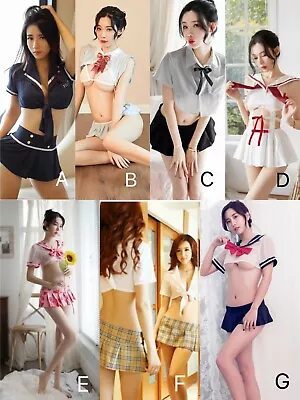 £14.79 • Buy SALE Ladies Sexy School Girl Uniform Costume Lingerie Outfit Cosplay Party G02