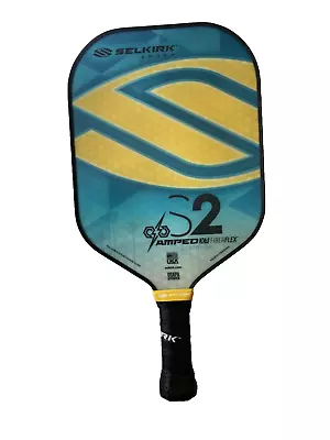 Selkirk Sport Pickleball Paddle AMPED S2 Lightweight Blue/Yellow Factory 2nd • $89.99