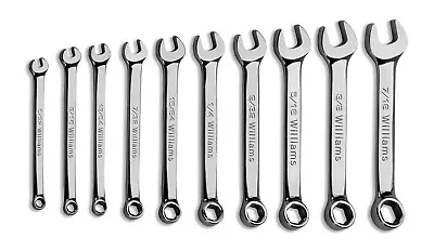 5/32  To 7/16  Miniature Combo Wrench Set 10pcs. Williams USA # JHWWS-MID10 • $130.17