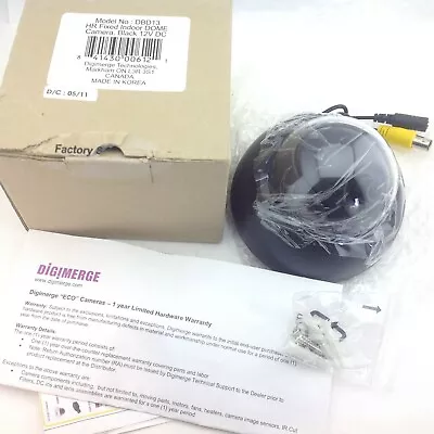 Digimerge Technologies DBD13 HR Fixed Indoor Dome Camera Black 12V DC • $25