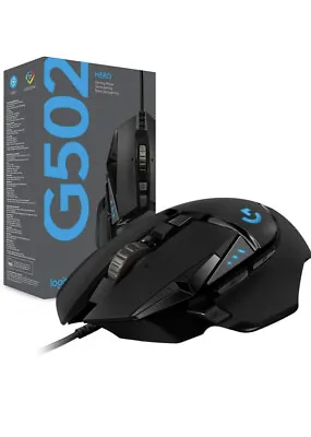 Logitech G502 HERO High Performance Wired Gaming Mouse 25K Sensor Black • £45.20