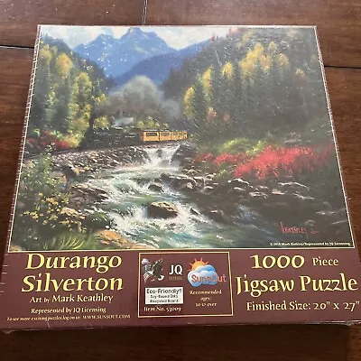 SunsOut 1000 Piece Puzzle DURANGO SILVERTON By Mark Keathley New Sealed • $10.99