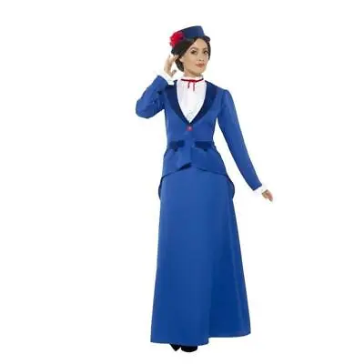 Smiffys Victorian Nanny Women's Mary Poppins Fancy Dress Costume • £22.99