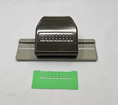 Vintage Stampin Up Flat Dotted Scallop Edge Lace Ribbon Paper Punch Scrapbooking • $12.99