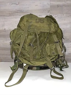 Vintage USGI Army Military Combat Field Pack Alice Backpack Frame Medium Cosplay • $59.99