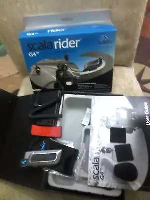 Cardo Scala Rider G4 Intercom Microphone Motorcycle W/ Accessories Original Box • $69.99