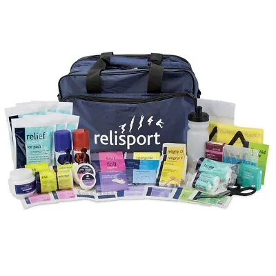 Relisport Olympic First Aid Kit In Blue Toulouse Sports Bag - 112 Items • £76.20