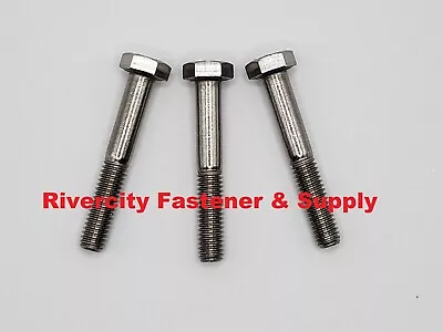 (5) M6-1.0x40 Stainless Hex Head Cap Screws 6mm X 40mm Bolts M6x1.0x40 PT • $8.88