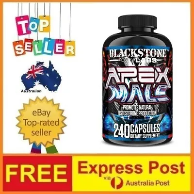 $109.95 • Buy Blackstone Labs Apex Male Test Booster 240caps Strong Muscle Building Supplement