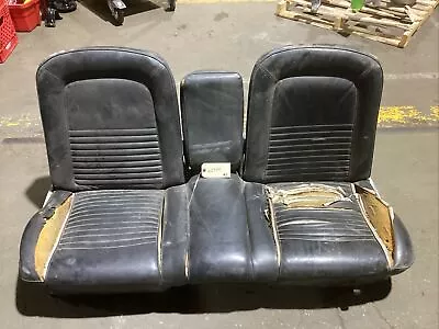 Oem 1964.5-1966 Ford Mustang Front Split Bench Seat - Black • $499.99